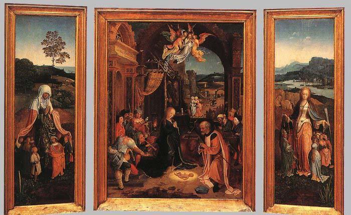 BEER, Jan de Triptych France oil painting art